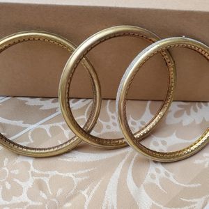 Gold and Silver  Metal Bangles